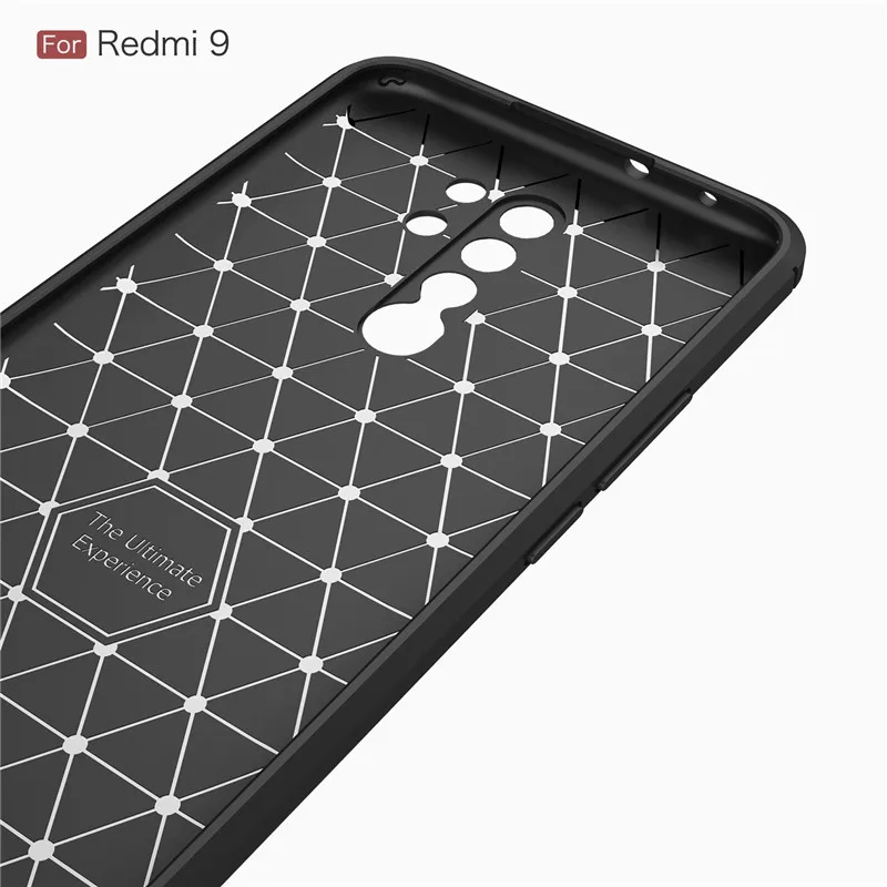 Чехол из углеродного волокна для Xiaomi Redmi 9 6 53 дюйма 360 чехол с полной защитой Note S