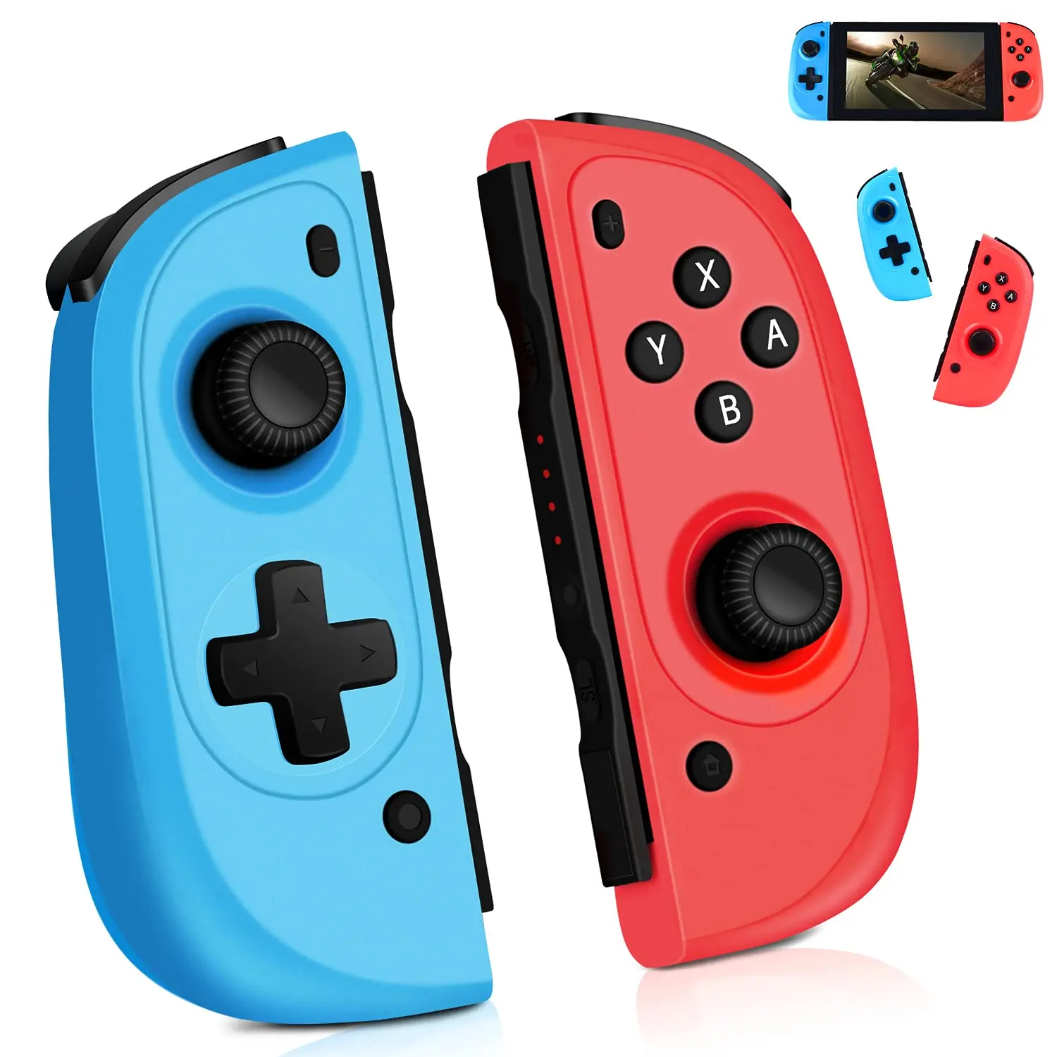 

Контроллер для Switch Joy Con с левой и правой рукояткой, джойстик, Bluetooth геймпад, переключатель джойстика