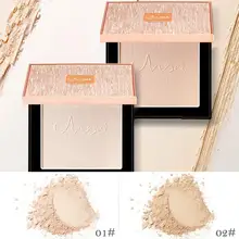 Порошковая пудра с контролем масла, долговечная водонепроницаемая крышка, порошки, матовый прессованный порошок