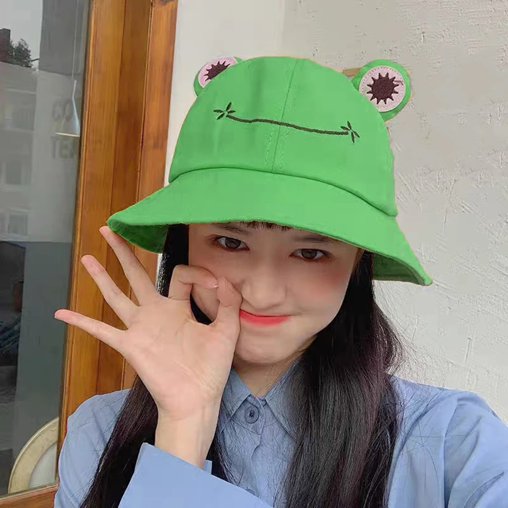 Cotton Frog Bucket Hat Parent Kid for 
