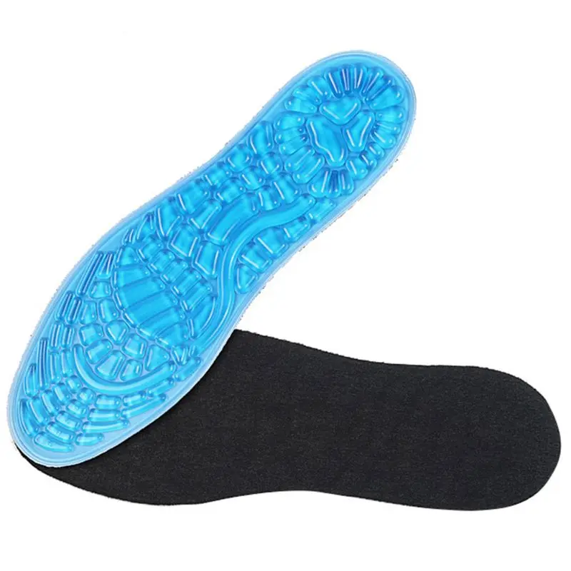 Silica Gel Basketball Running Insoles Summer Breathable Foot Shoe Pad suit for camping