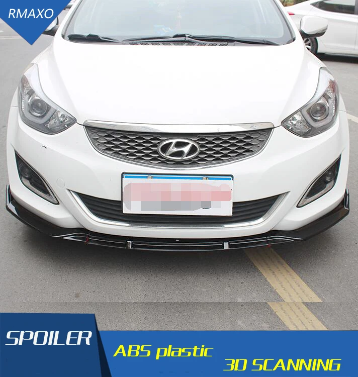 Задний спойлер для Hyundai Elantra 2012 2015 EC ABS задний бампер диффузор|Спойлеры и крылья| |