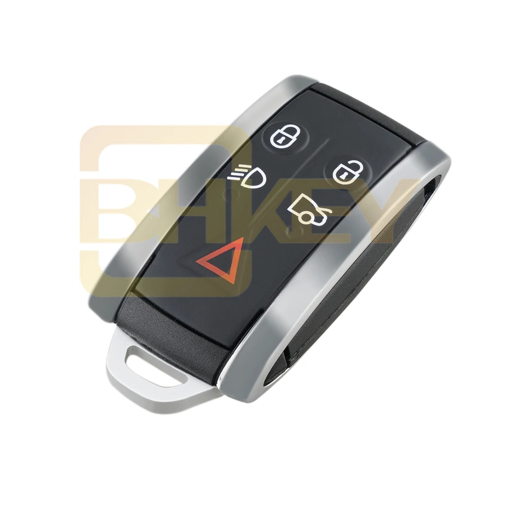 BHKEY 5 кнопки смарт дистанционные брелки для ключей для Jaguar 433 МГц ID46/7953 чип для JAGUAR XK XKR XF XFR 2007 2008 2009 2010 2012 ключи