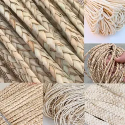 Tissage à la main de paille d'herbe naturelle Pure de 8 mètres, tresse de corde, panier de chaise de maison, tasse de Table, bol, décoration, artisanat de bricolage 