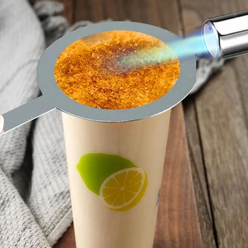 

Stainless Steel Milk Tea Ring Baking Milk Cup Rim Protective Cover with Handle for Restaurant Tea Shop Dessert Shop Cafe