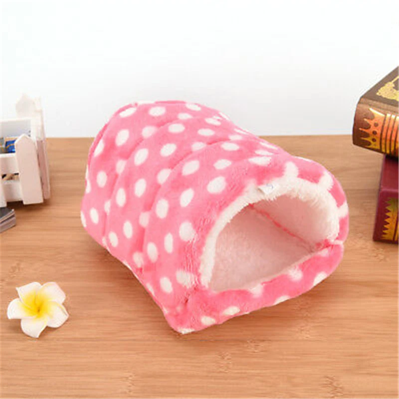 Lovely Rats Hamster Winter Warm Cute House With Bed Mat For Small Furry
