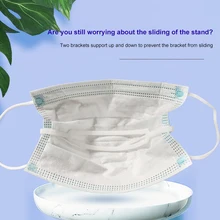 1/3/5pcs 3D Face Masks Filters Holder Inner Cushion Bracket Help Cushion Bracket Breathing Assist Help Mask Breathable Valve