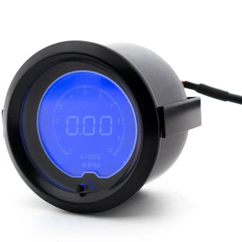 

2inch 52mm Universal Car EVO 7 Color LCD Digital 0-10000 RPM Tachometer Gauge Meter