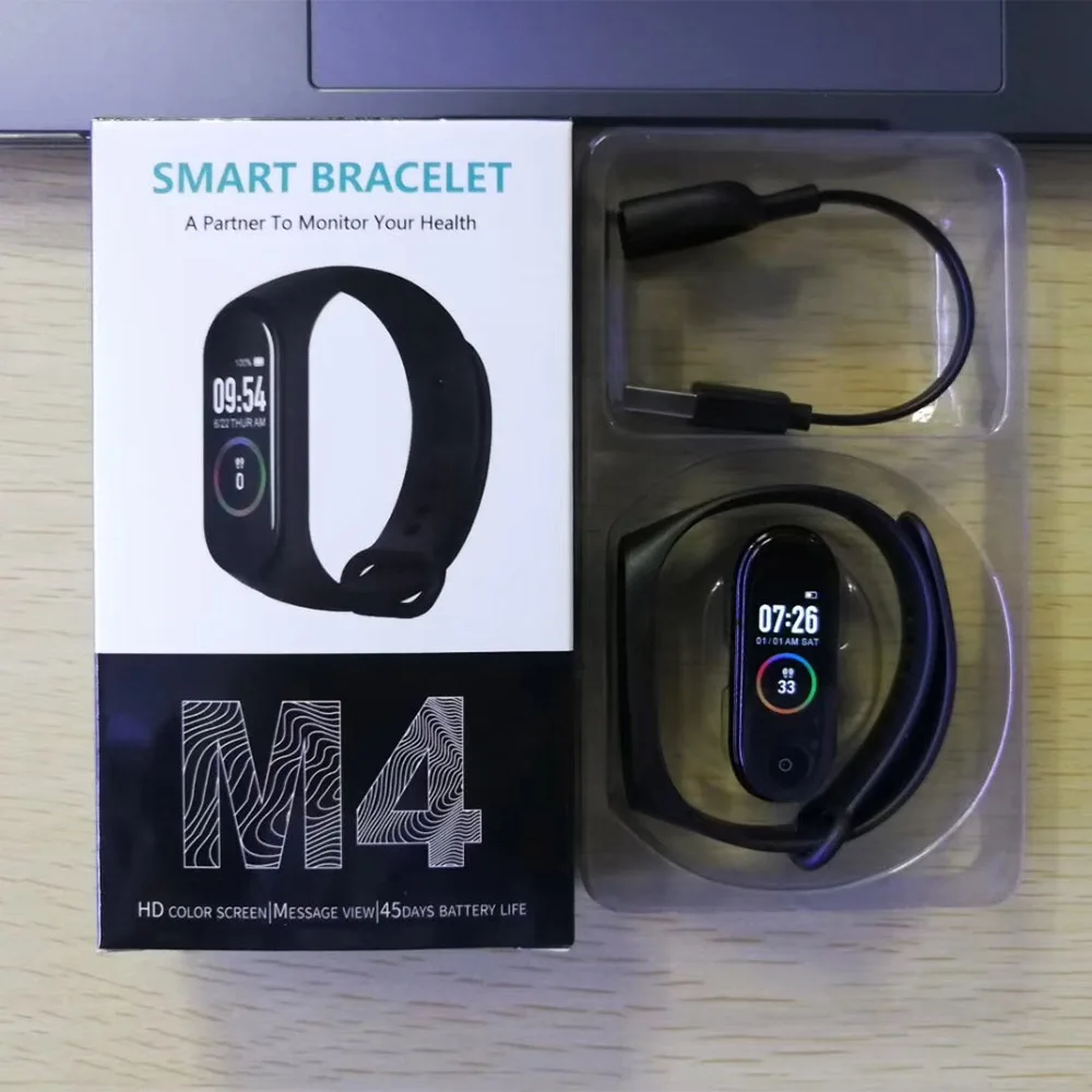 M4 смарт Браслет фитнес трекер Смарт часы активность браслет Bluetooth