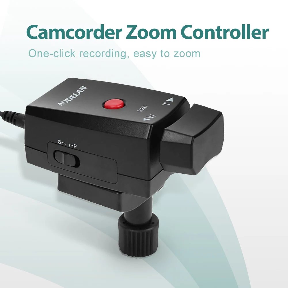 Controle Remoto Aodelan para Câmera de Vídeo Lanc Tripé com Controle Zoom para Sony Nx5c Nx3c 190p 150p 198p