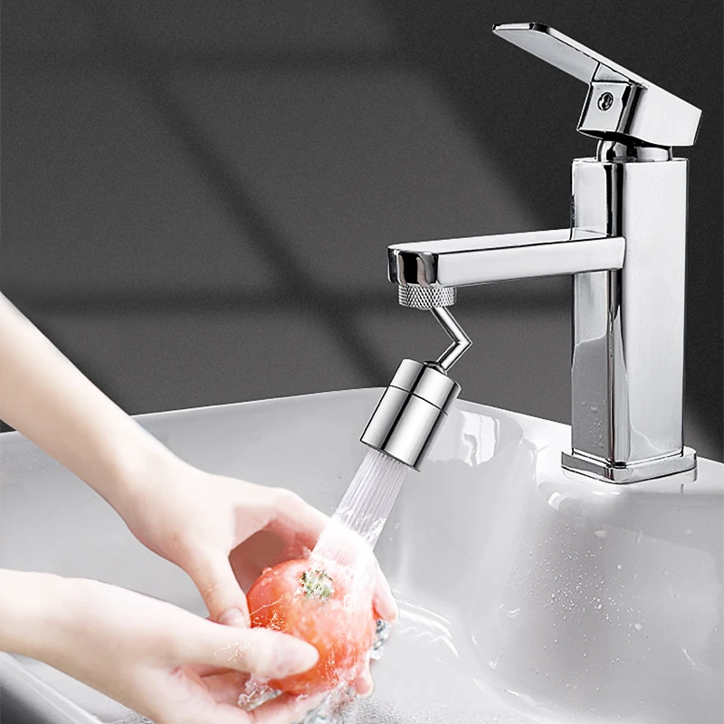 Aireador giratorio de 720 ° para grifo de cocina, accesorio Universal para ahorro de agua, a prueba de salpicaduras, con filtro, extensor de lavabo de latón para ducha cocina filtro de agua grifo 720 tactico aireador