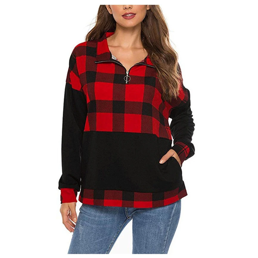 pullover plaid shirt