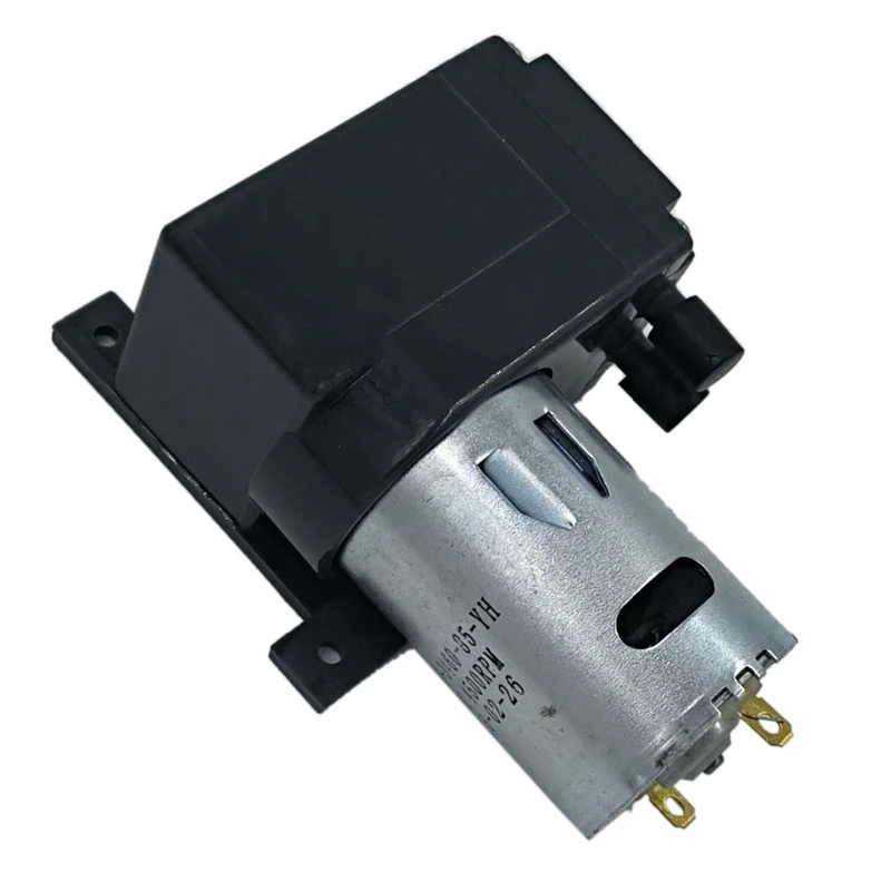 12V Mini Vacuum Pump Metal High Pressure Suction Diaphragm Pumps with Holder 200Kpa