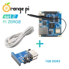 Placa de expansión Orange Pi Zero 2, 1GB, Cable tipo C, Allwinner H616,Run Android 10,Ubuntu
