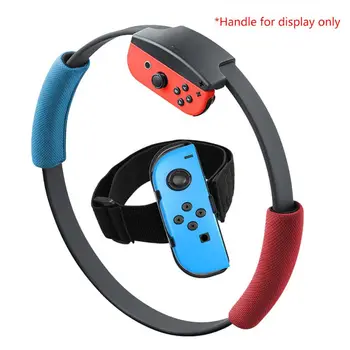 

1Set Fitness Ring Adventure Sport Game Kit Leg Strap Ring-Con Grip for NS Switch R9UA