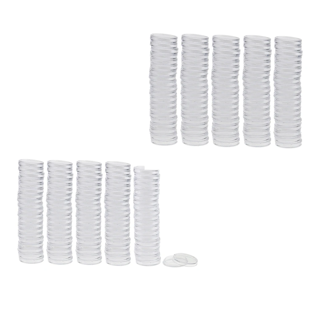 200 Coin Containers Coin Case Capsules Boxes Holder Case Coin Display Box 200 Coin Containers Coin Case Capsules Boxes Holder Case Coin Display Box