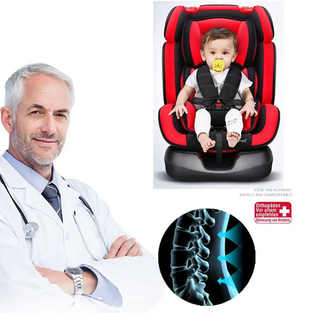 Kidlove 0-12-Yaer-Old портативное детское автокресло с жестким интерфейсом ISOFIX детское сиденье безопасности автомобиля