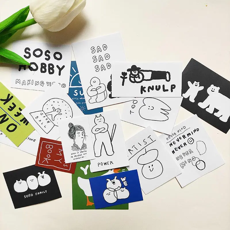 17 Uds. De pegatinas divertidas, artículos de papelería DIY