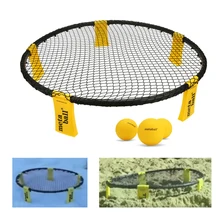 Mini Beach Volleyball Game Set Mini Beach Volleyball Battle Ball Game Set Outdoor Team Sports With 3 Balls Volleyball Net