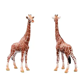 

Simulation Animal Model Giraffe Figure Lifelike Herbivore Animal PVC Collectible Toys Christmas Gifts Kids