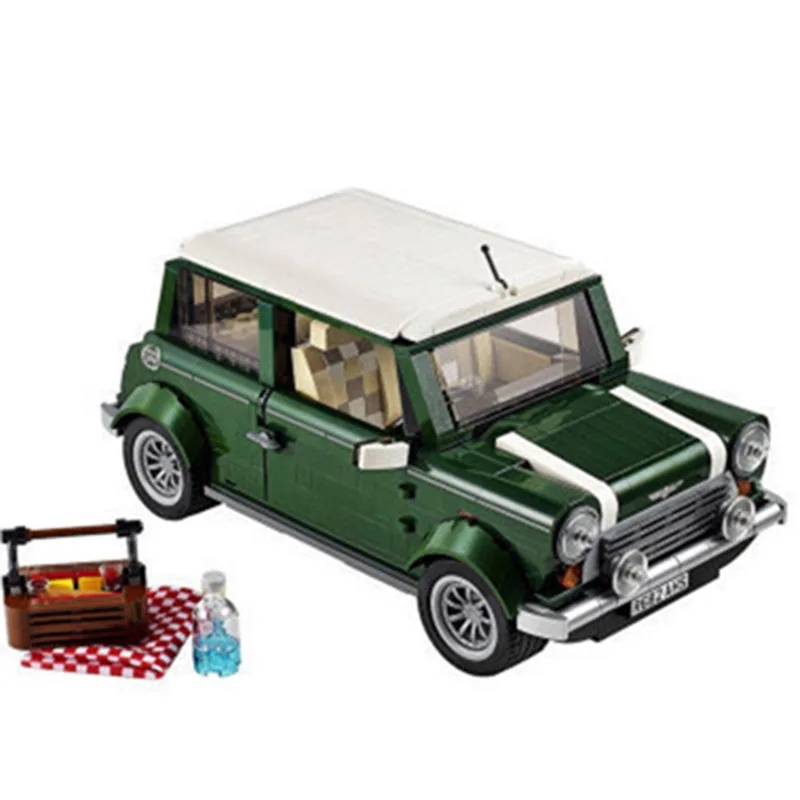 

10242 HOT 1108Pcs Legoinglys Technic Creator MINI Cooper beetle Model Building Bricks Block Set Toy kids Gift 21002