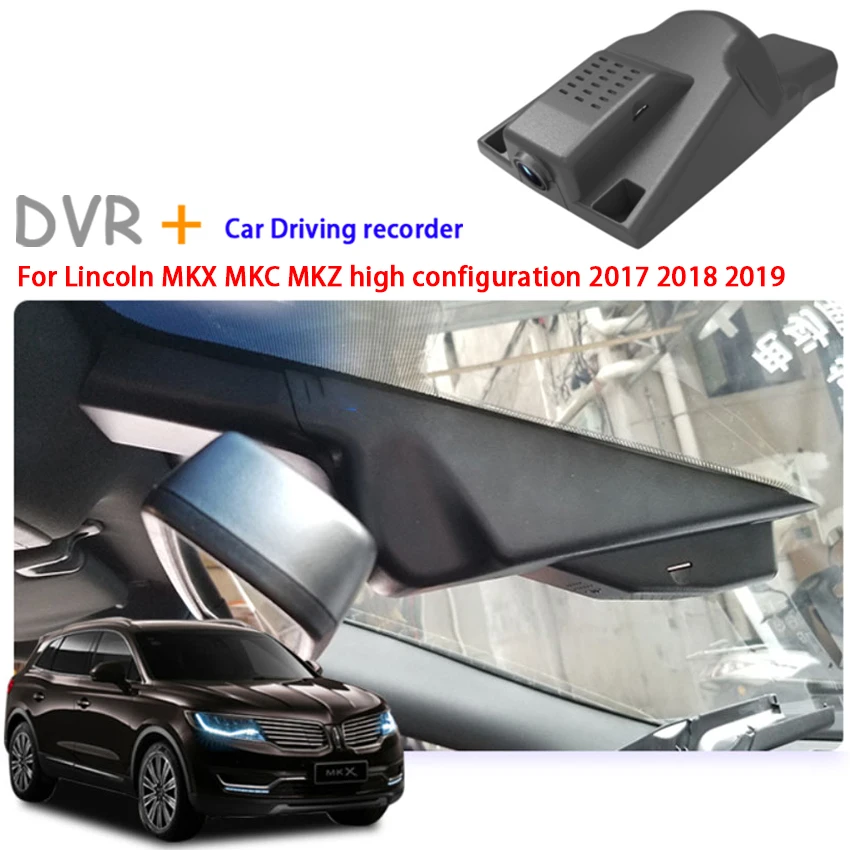 Kamera Dasbor Perekam Video Wifi DVR Mobil untuk Lincoln MKX ...