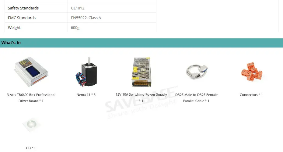 3 шаговый двигатель TB6600 HB Nema11 13oz-in двигатель 12В высокого качества блок питания для роутер для самостоятельной сборки/плазменной резки