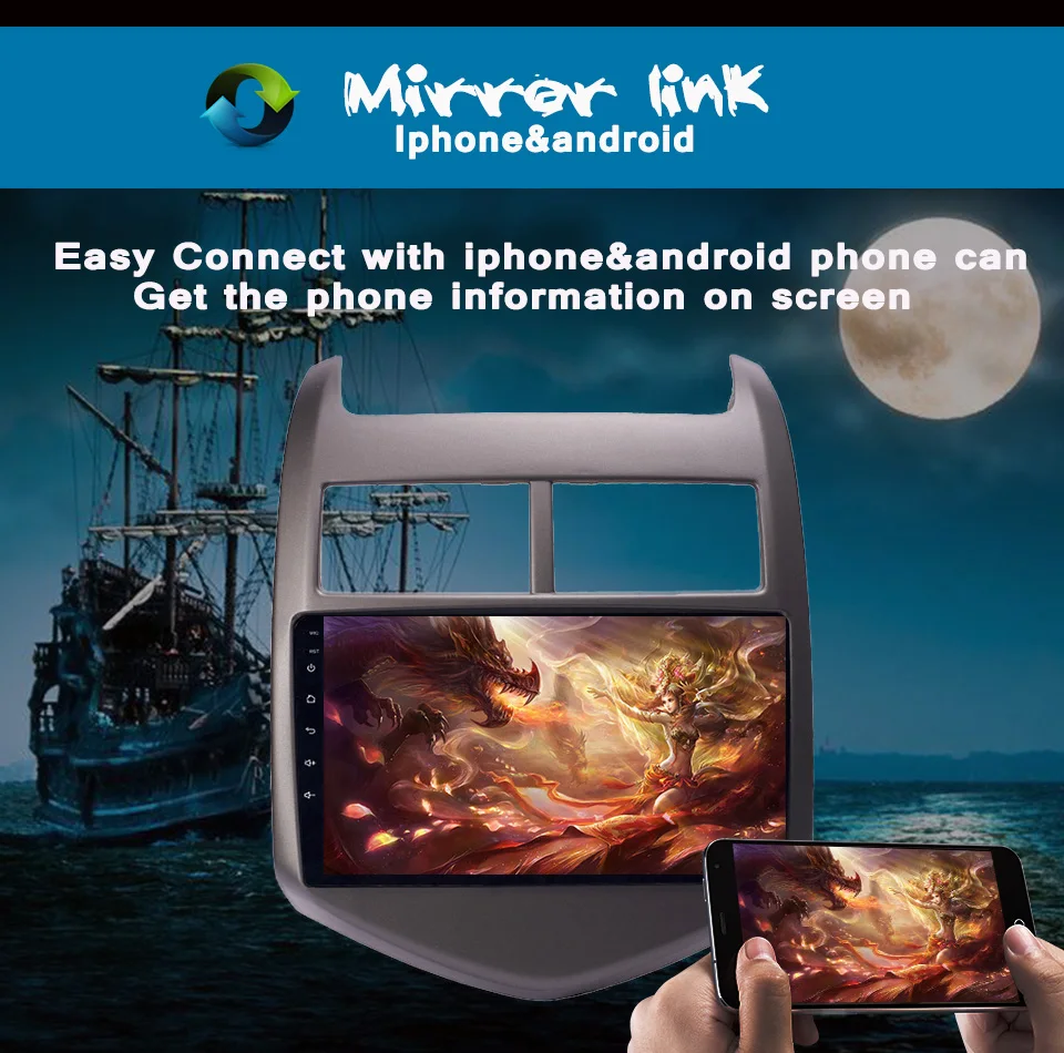 Ips android Восьмиядерный автомобильный dvd-плеер для Chevrolet Aveo 2 2011- gps навигация 1 din стерео головное устройство