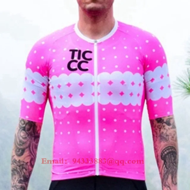 TICCC ride bike Мужская Джерси 2019 с коротким рукавом рубашка для езды на велосипеде