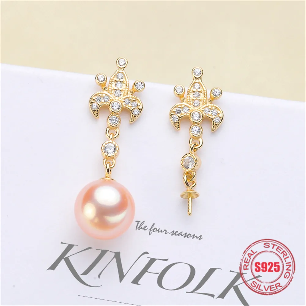 

Hot Sale Pearl Earring Materials - S925 Sterling Silver Earring And Pendant Accessories - DIY Jewelry Finding Making Supplies