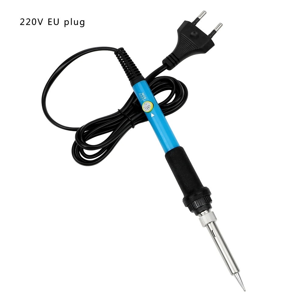 NICEYARD 11 шт./компл. проволочного припоя набор инструментов США 110 в ЕС 220V с 5 шт. паяльников паяльной станции Регулируемая подставка Температура