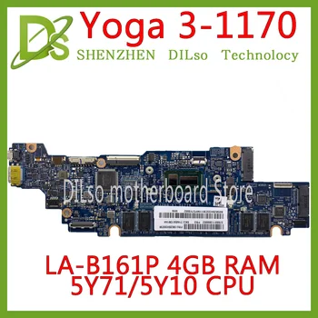 

KEFU LA-B921P mothebroard for Lenovo Yoga 3-1170 Yoga 3 11 Laptop Motherboard AIZY0 LA-B921P 4GB M-5Y10C CPU tested original