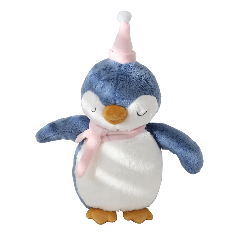 Pokemon Pikachu Series Cartoon Piplup Plush Toy Kawaii Animal Penguin Wear  Hat Scarf Soft Stuffed Doll Kids Gift 25cm - Movies & Tv - AliExpress