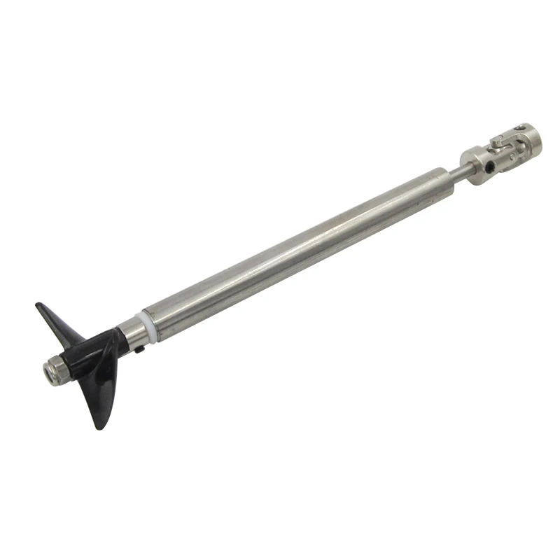 1PC RC Boat Drive Shaft Kit 4mm Stainless Steel+Bushing+Propeller+Paddle Fork+Universal Joint Connect 2-6mm Motor