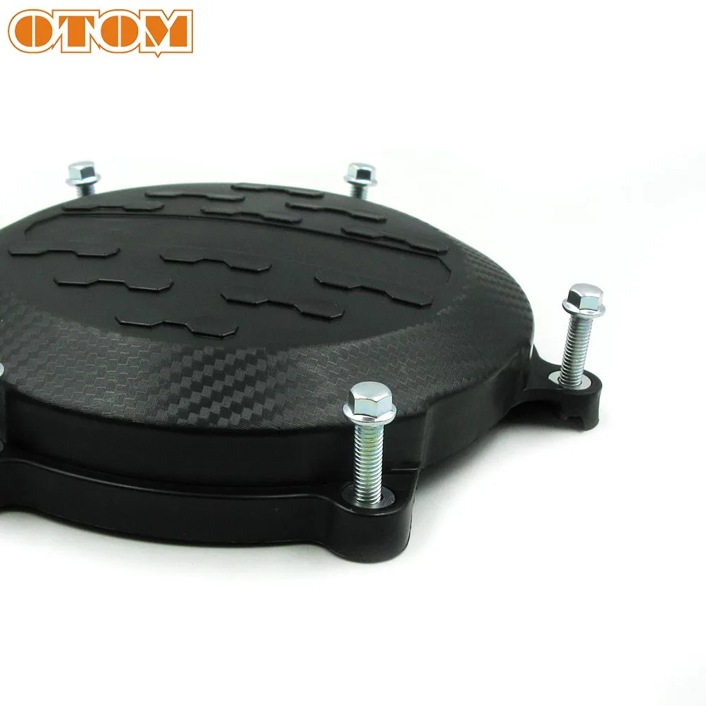 OTOM Motorcycle Clutch Protection Cover With Install Bolts Nut For HONDA CRF250R CRF 250R 2010 2013- Motocross Engine Guard