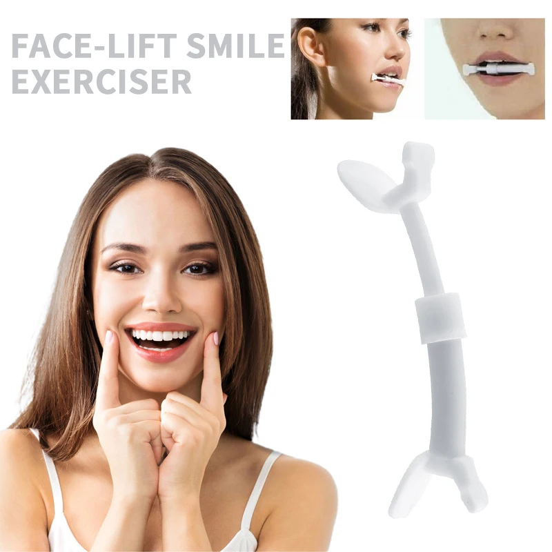 Ejercitador de músculo Facial, 1 Uds., tonificador de cara, tonificador de boca, tóner Delgado, herramientas de belleza de sonrisa