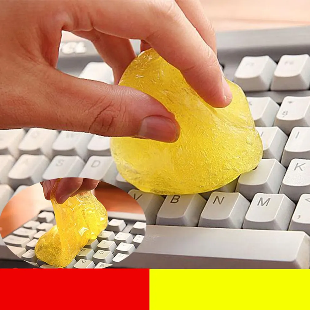 Очиститель клавиатуры, универсальный чистящий клей, высокотехнологичный очиститель, клавиатура, автомобильная Чистящая Slimy, гель для телефона, ноутбука, клавиатуры