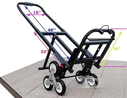 Stair Climbing Cart Portable Folding Hand Truck 420LBS Capacity Handcart 