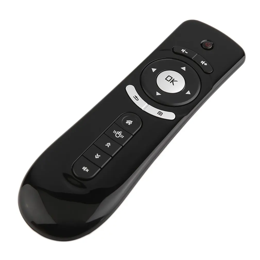 Мода гироскоп Мини Fly Air mouse T2 2,4G беспроводной 3D пульт дистанционного зондирования Air mouse высокое качество