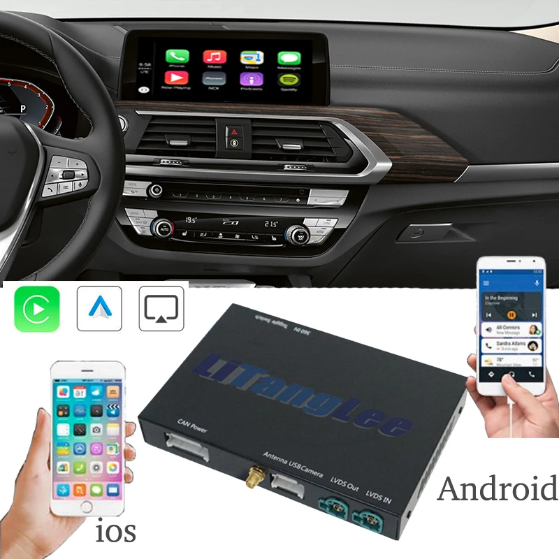 定番人気 車カメラcarplayデコーダアダプタbmw X3 G01 Nbt Evoミラーリンクディスプレイのandroid自動再生360 Birdview 日本取扱店 Kingscages Com