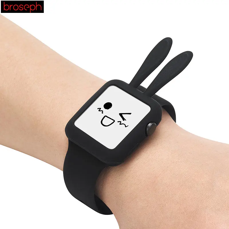 Защитный чехол для Apple Watch Series 3 2 1 38 мм 42 мм силиконовый защитный чехол для iWatch 3 Band 42 мм 38 мм Чехлы для часов