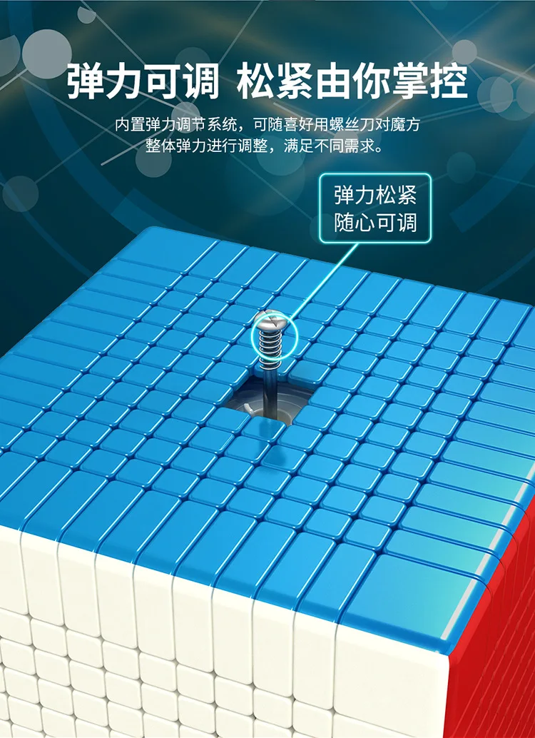 MoYu Mofangjiaoshi MeiLong 12x12 speed Stickerless магический куб 93 мм Twist Safe ABS 12x12x12 Cubing Class MeiLong