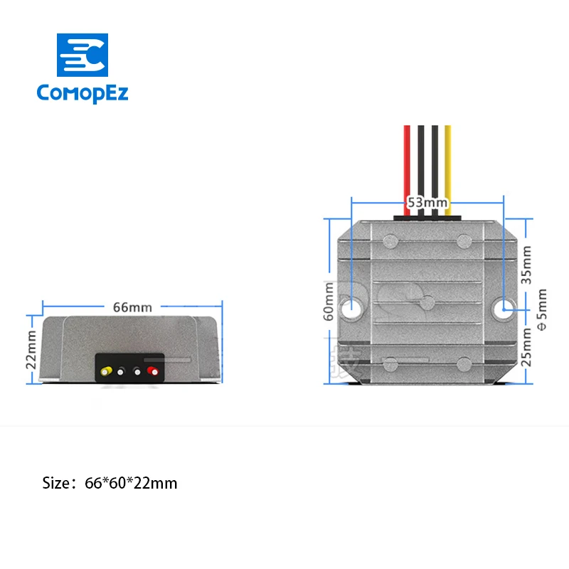 12V L 24V3A DC преобразователь питания 9 20V переменный 24V Автомобильный Повышающий