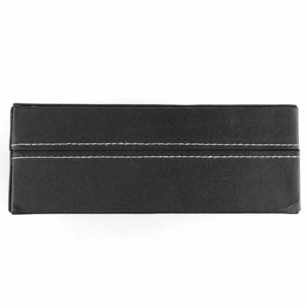 1 шт. черный PUleather 10 сетка профессиональные наручные часы Дисплей Коробка для хранения ювелирных изделий держатель Органайзер чехол одежда высшего качества