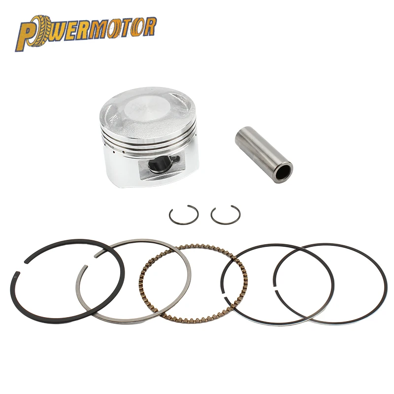 

Motorcycle 54mm Piston 14mm Pin Ring Set Kit Assembly for YINXIANG YX 140cc Engine Dirt Bike Pit Bike ATV