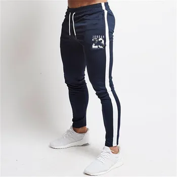 

Men Cotton Jogger Sweatpants Autumn Winter Man Running Workout Training Slim Trousers Male Gym Fitness Bodybuilding Sports Pants