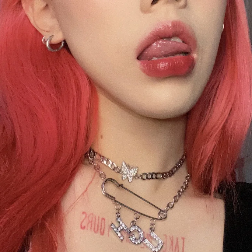 100% Stainless Steel Paper Clip Letter Necklace Men Women Unisex Gothic Streetwear Necklaces With Rhinestone HGU Choker U | Украшения и