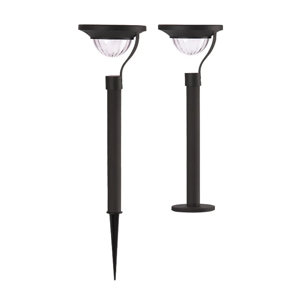 2Pcs LED Ground Garden Light Solar Round Ball Automatic Waterproof Outdoor Path Lights Lawn Lamp - Испускаемый цвет: Тёплый белый