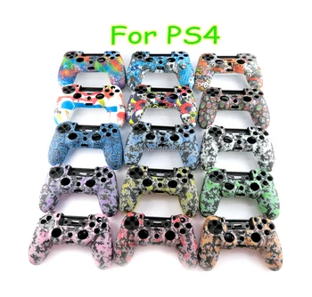 

Silicone Camo Protective Skin Case Water transfer For Sony Dualshock 4 PS4 DS4 Pro Slim Controller