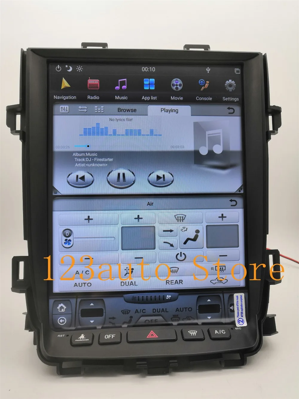 12,1 ''вертикальный Tesla стиль Android 8,1 автомобильный DVD gps навигационный плеер Радио для Toyota alphard Vellfire 20 серии 2010- ips